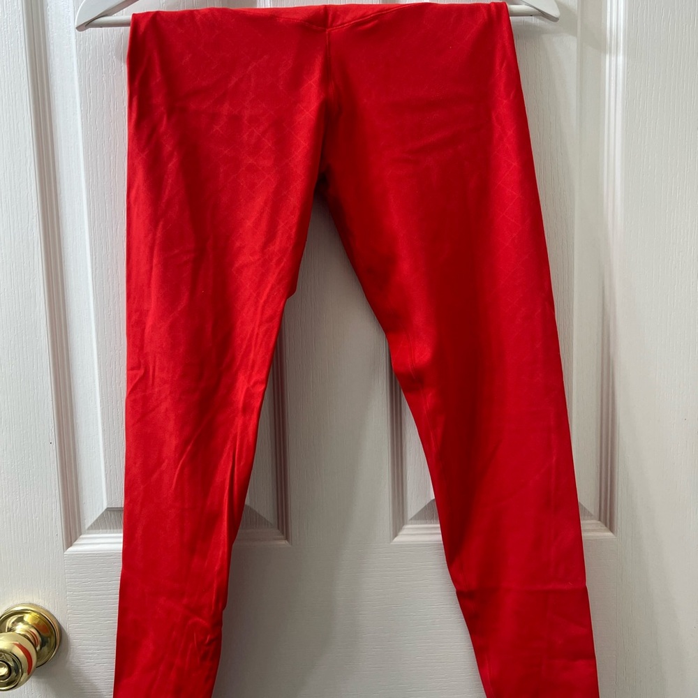 Red Gym Leggings